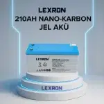 Lexron 12V 210 Amper Jel Akü